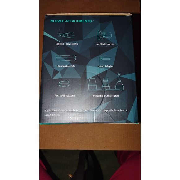 Meco Eleverde Compressed Air Duster With Nozzle Attachments For Cleaning - Picture 3 of 7